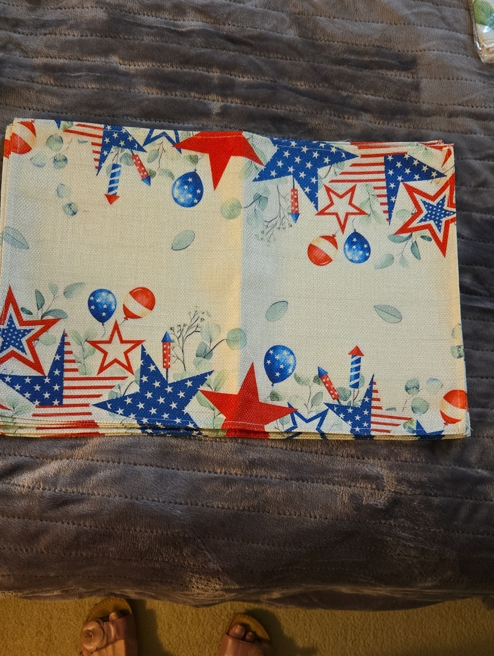 Set Of 8 Patriotic Placemats For All The Holidays